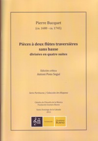 Pièces à deux flûtes traversières sans basse, divisées em quatre suites. 9790801266354