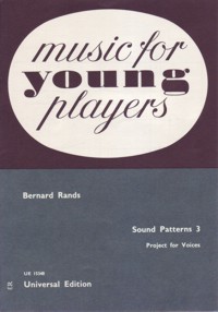 Sound Patterns 3. Project for Voices. 9790600023936