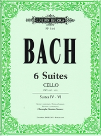 6 Suites para violonchelo solo,  BWV 1007-1012. Vol. 2: Suites IV-VI. 9788415381259