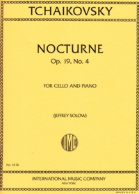 Nocturne, Op. 19 No. 4, for Violoncello and Piano. 9790220427145
