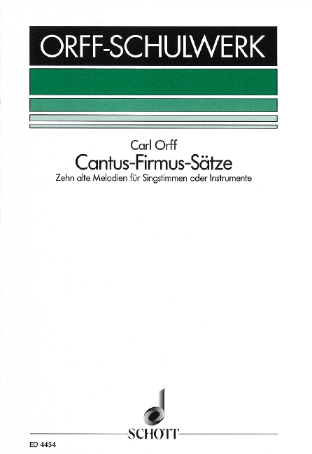 Cantus-firmus-Sätze, 10 alte Melodien