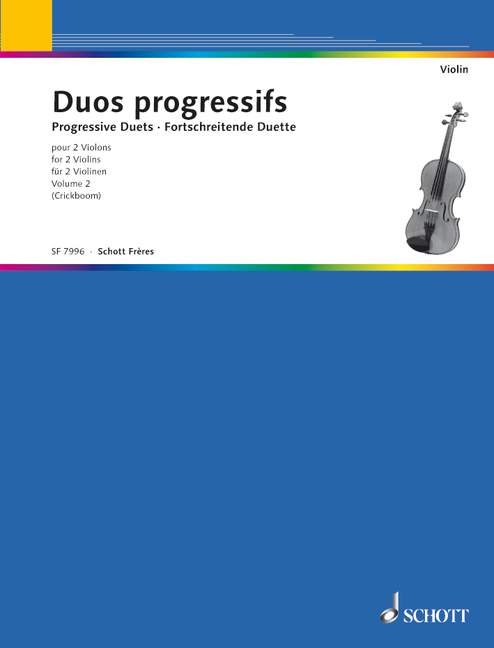 Duos progressifs, vol. 2, pour 2 violons. 9790543509870