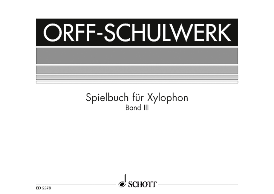 Spielbuch für Xylophon, im pentatonischen Raum, Band III