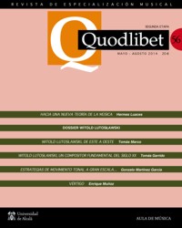 QUODLIBET. Nº 56. Mayo-Agosto 2014. 60785 QUODLIBET. Nº 56. Mayo-Agosto 2014. 60785