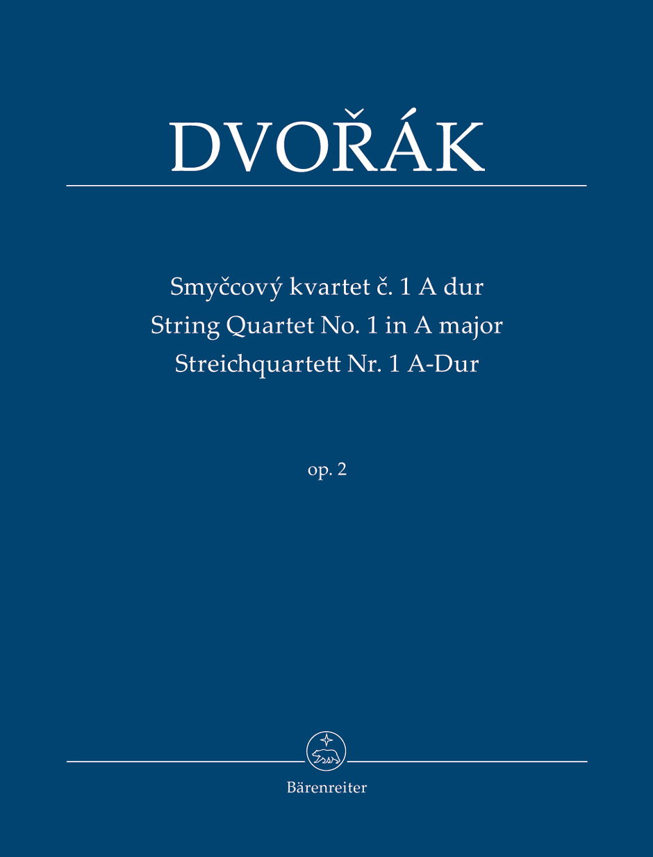 String Quartet No. 1 in A major, op. 2, Study Score