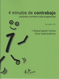 4 minutos de contrabajo 01. Lecturas a primera vista progresivas