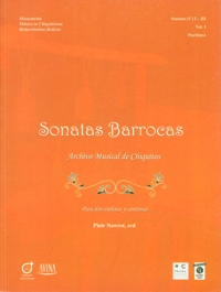 Sonatas barrocas, vol I. Archivo Musical de Chiquitos. 9789990511611