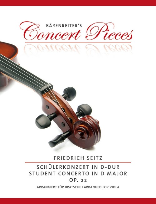 Student Concerto in D Major (transposed to G major), op. 22, Arranged for Viola and Piano. 9790006543472 Student Concerto in D Major (transposed to G major), op. 22, Arranged for Viola and Piano. 9790006543472