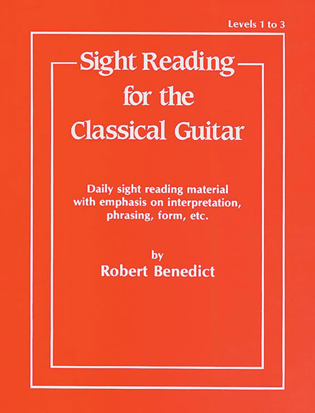 Sight Reading For The Classical Guitar, Levels 1 to 3
