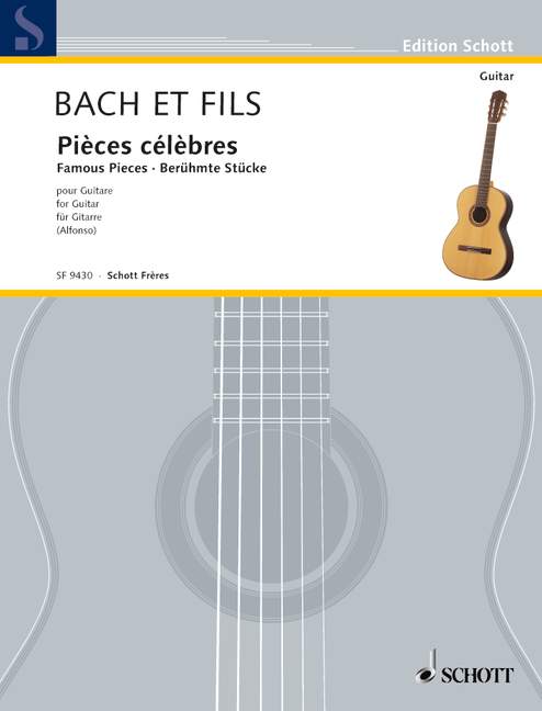 Bach et fils: Pièces célèbres, pour guitare