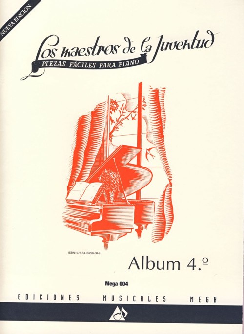 Los maestros de la juventud, álbum nº 4: piezas fáciles para piano