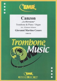 Canzon "La Hieronyma", trombone et piano