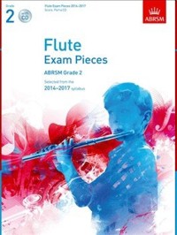 Flute Exam Pieces, 2014-2017. Grade 2 (+CD). 9781848495050