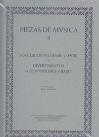 Divertimentos a dos violines y baxo