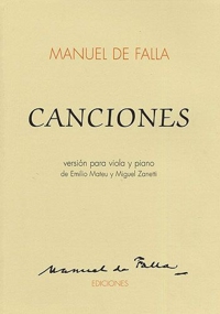 Canciones, versión para viola y piano