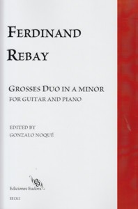 Grosses Duo in A minor, for Guitar and Piano. 9790801297600