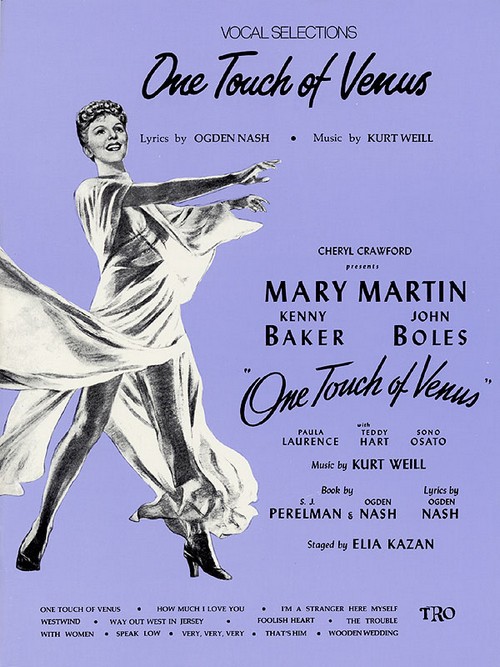 One Touch of Venus. Vocal and Piano Selections. 9780634021893 One Touch of Venus. Vocal and Piano Selections. 9780634021893