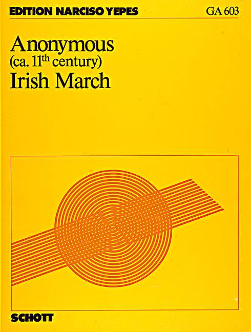 Irish March (Anonymous, ca. 11th Century), for Guitar. 9790001097802