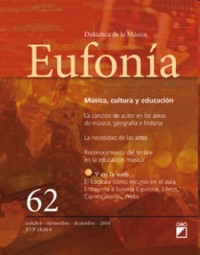 Eufonía. Nº 62. Octubre, Noviembre, Diciembre 2014. Gestión cultural