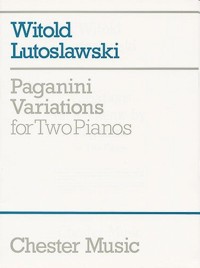 Paganini Variations for Two Pianos. 9780711929814