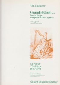 Grande étude op. 30, pour la harpe, composée de huit caprices,