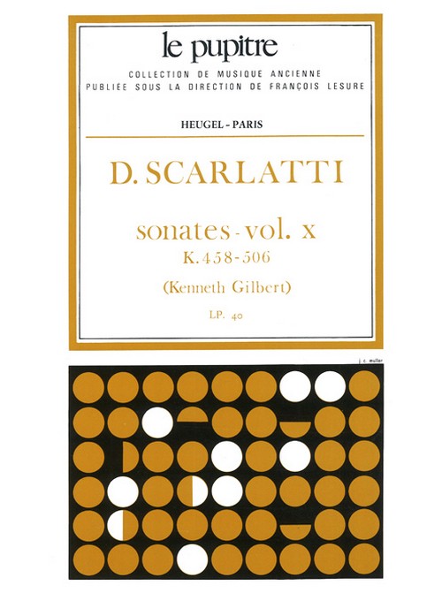 Oeuvres completes pour clavier, vol. 10: Sonates K458 a K506. 9790047322104