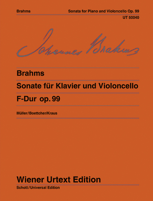 Sonate für Klavier und Violoncello F-dur op. 99. 9783850550390