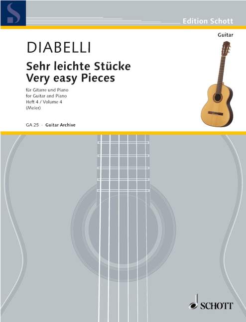 Very Easy Pieces, for Guitar and Piano, vol. 4