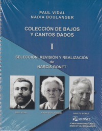 I. Colección de bajos y cantos dados