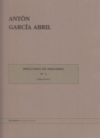 Preludios de Mirambel, nº 1, piano. 9790801201430