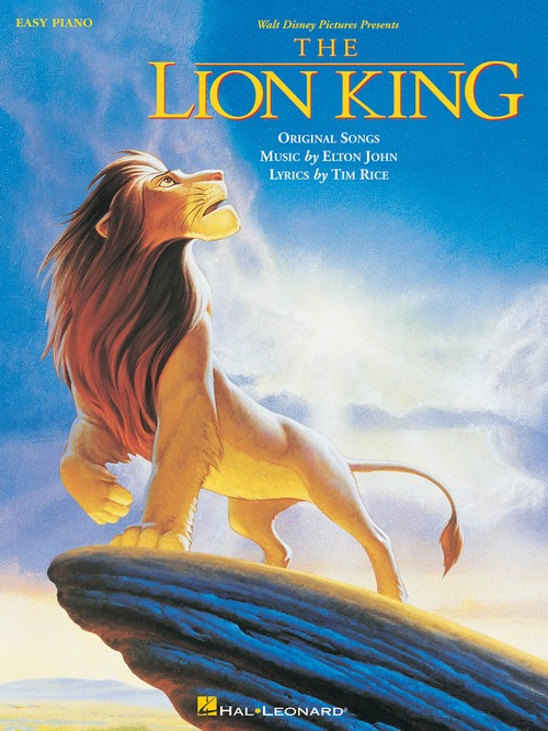 The Lion King, Original Songs for Easy Piano (Piano, Vocal, Guitar)