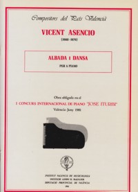 Albada i dansa, per a piano