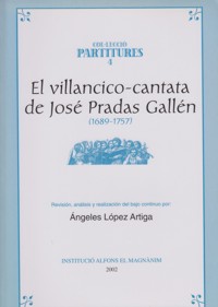 El villancico-cantata de José Pradas Gallén (1689-1757). 9790801210005