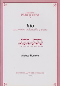 Trío para violín, violoncello y piano