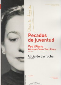 Pecados de juventud. Voz y piano (1942/1949)