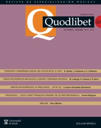 QUODLIBET. Nº 60. Septiembre-Diciembre 2015. 62750 QUODLIBET. Nº 60. Septiembre-Diciembre 2015. 62750