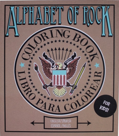 Alphabet of Rock. Libro para colorear. Coloring Book