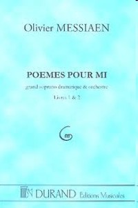 Poèmes pour Mi, pour grand soprano dramatique et orchestre, Study Score