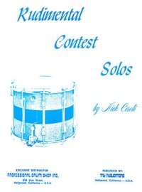Rudimental Contest Solos. 9781934638156