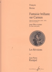 Fantaisie brillante sur Carmen, opéra de Georges Bizet, pour flûte et piano. 9790043014577