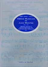 Obras musicais, J. Montes, VIII: obras vocais e instrumentais de inspiración popular (II)