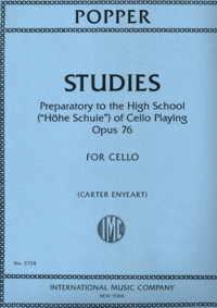 Studies, Opus 76. Preparatory to High School ("Höhe Schule") of Cello Playing Opus 73. 63536