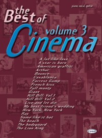 The Best of Cinema, vol. 3, piano, vocal, guitar. 9788850712045