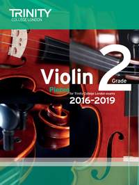 Violin Pieces, Grade 2, 2016?2019, Score & Part, for Trinity College London exams. 9780857364371