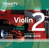 Violin Grade 2, Examination Pieces 2016?2019, CD. Trinity Guildhall. 9780857364630