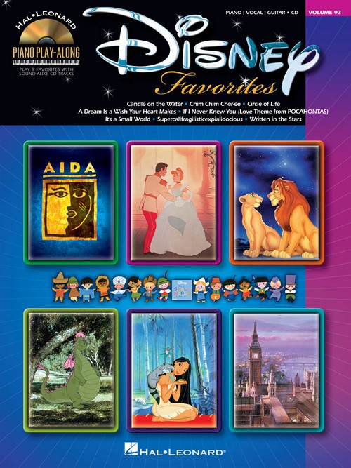 Piano Play-Along, vol. 92: Disney Favorites. 9781423475378