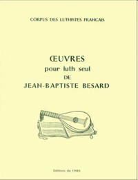 Oeuvres pour le luth seul