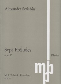 Seven Preludes, op. 17, Piano