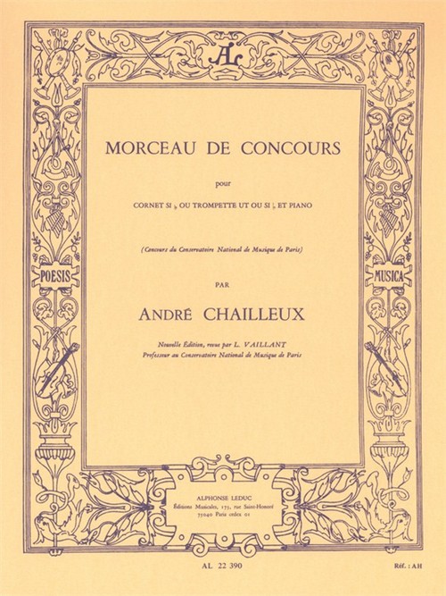 Morceau de Concours, pour Cornet Sib ou Trompette et Piano