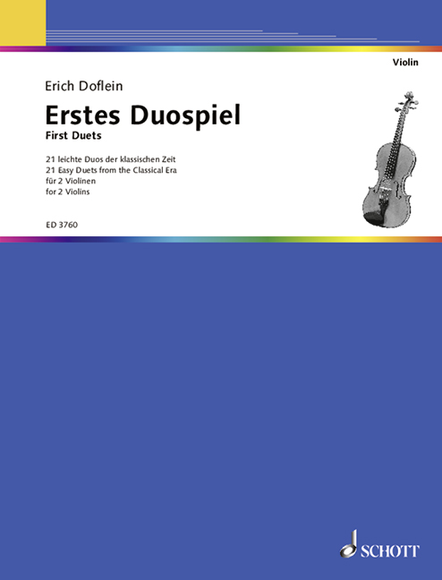 First Duets = Erstes Duospiel, 2 Violins. 9790001044752